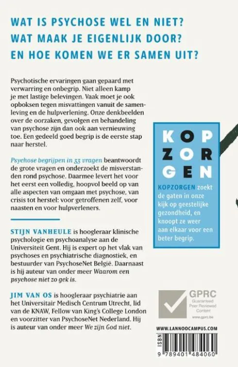 Kopzorgen. Psychose begrijpen