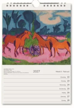 Kunst weekkalender 2027