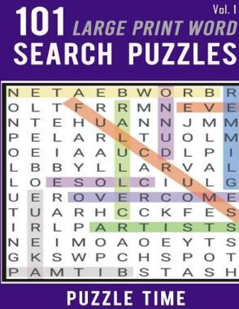 101 Large Print Word Search Puzzles