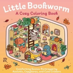 Little Bookworm: A Cozy Coloring Book