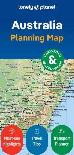 Lonely Planet Australia Planning Map