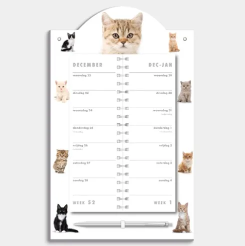 Luxe Omslagkalender Katten 2026