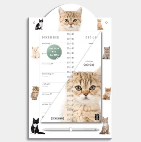 Luxe Omslagkalender Katten 2026