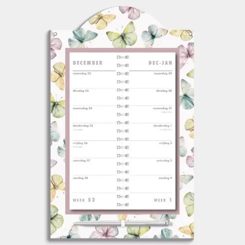 Luxe Omslagkalender Vlinders 2026
