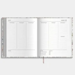 Luxe Weekplanner 2026-2027 A5+ Pastel Bloemetjes