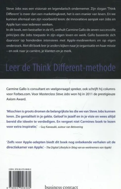 Masterclass Steve Jobs