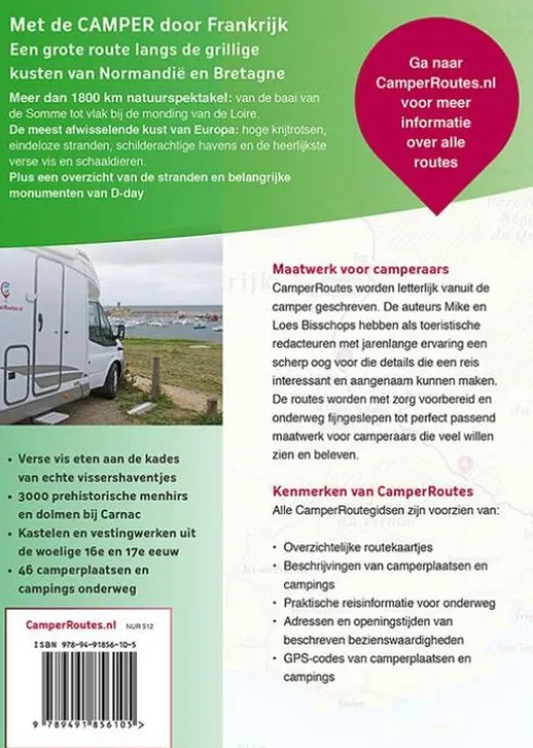 Met de Camper door Frankrijk - Kustroute Normandië & Bretagne
