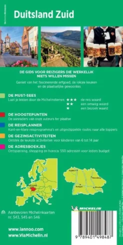 Michelin Reisgids Duitsland Zuid