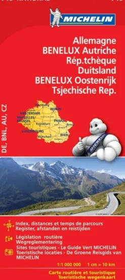 Michelin Wegenkaart 719 Duits/Oost/Tsjech/BeNeLux