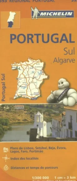 Michelin Wegenkaart 593 Portugal Zuid - Algarve