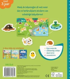 Mijn eerste stickerboek Babydieren