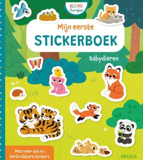 Mijn eerste stickerboek Babydieren