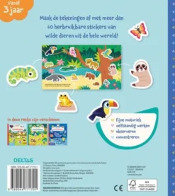 Mijn eerste stickerboek Dieren van de wereld