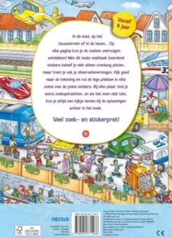 Mijn leuke zoekboek met stickers - Voertuigen