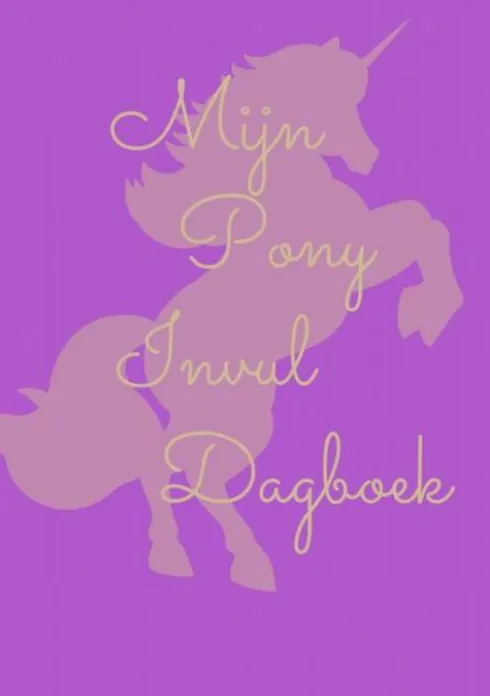Mijn pony invul dagboek paars