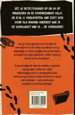 Mr. Brein vind de verrader puzzelboek