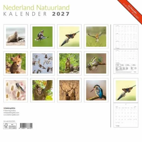 Nederland Natuurland maandkalender 2027