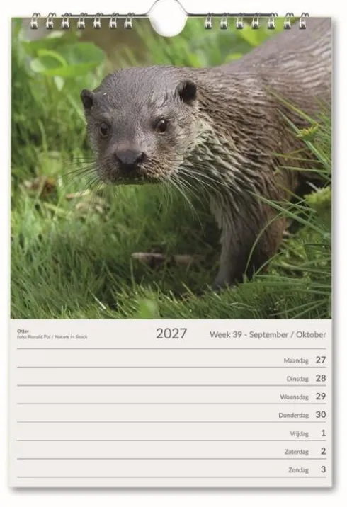 Nederland Natuurland weekkalender 2027