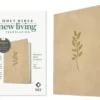 NLT Premium Value Compact Bible, Filament Enabled (LeatherLike, Ivory Vine)