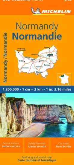 Normandy - Michelin Regional Map 513