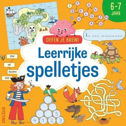 Oefen je brein! Leerrijke spelletjes 6-7 jaar