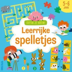 Oefen je brein! Leerrijke spelletjes 5-6 jaar