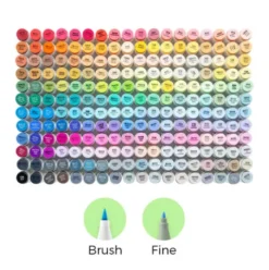 Ohuhu Honolulu B 216 kleuren Alcohol Art Markers Brush & Fine