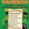One Hundred Things to do at Walt Disney World Before you Die