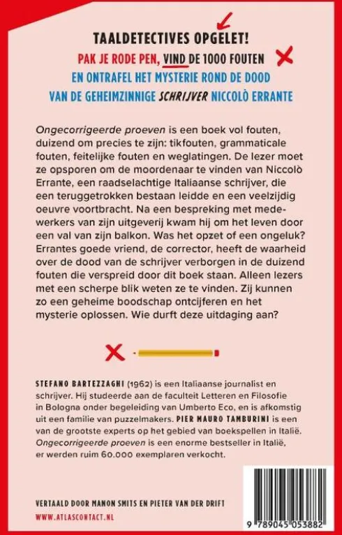 Ongecorrigeerde proeven