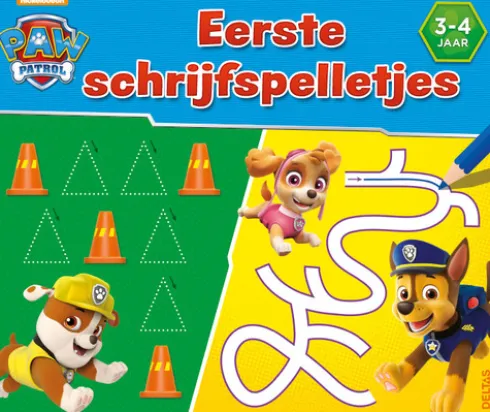 Paw Patrol eerste schrijfspelletjes