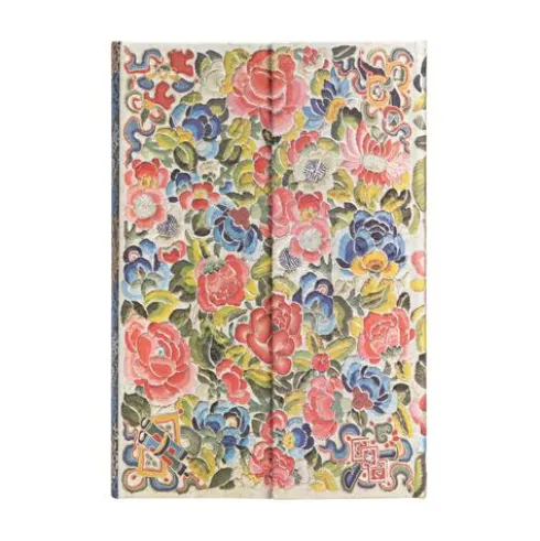 Pear Garden (Peking Opera Embroidery) Mini Lined Hardcover Journal