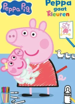 Peppa gaat kleuren