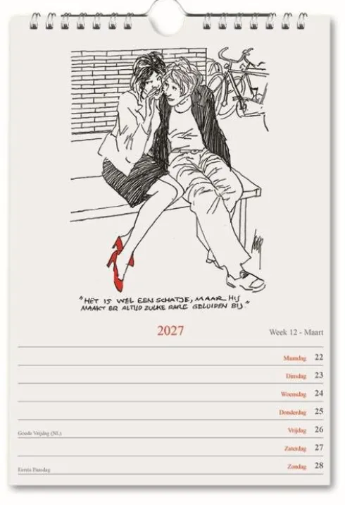 Peter van Straaten weekkalender 2027