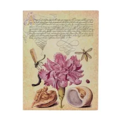 Pink Carnation (Mira Botanica) Ultra Unlined Softcover Flexi Journal (Elastic Band Closure)