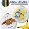 PokeMon Cross Stitch Book & Kit