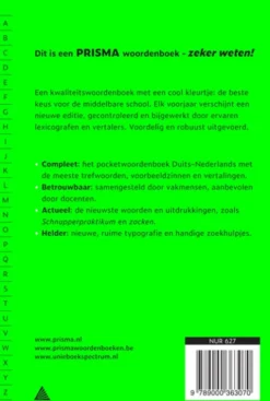 Prisma woordenboek Duits-Nederlands