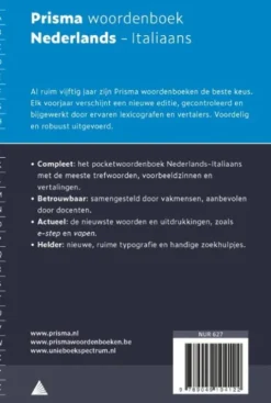 Prisma woordenboek Nederlands-Italiaans