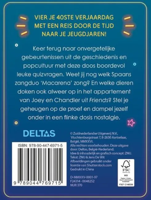 Quiz Hoera 40 jaar!