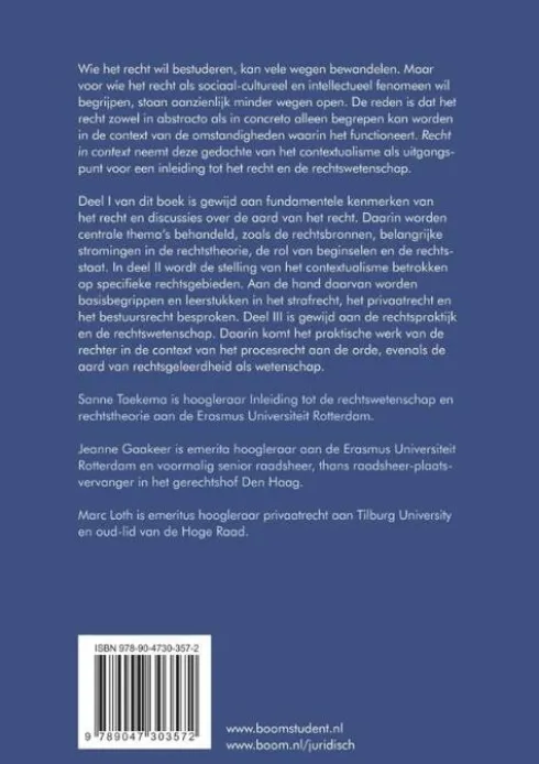 Recht in context