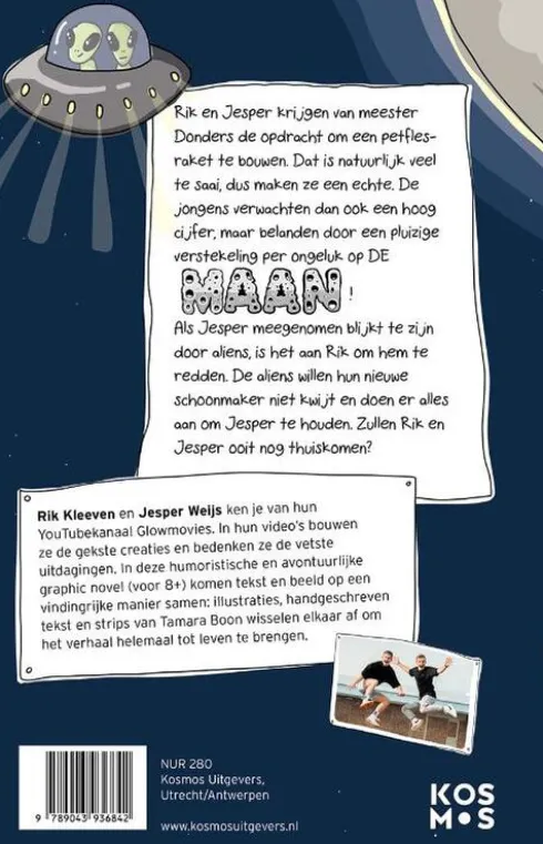 Rik en Jesper gaan naar de maan