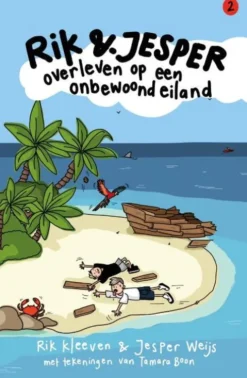 Rik en Jesper overleven op een onbewoond eiland