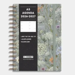 Ringband Agenda 2026-2027 A5 Weidebloemen