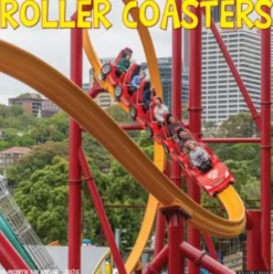 Roller Coasters 2026 Wall Calendar