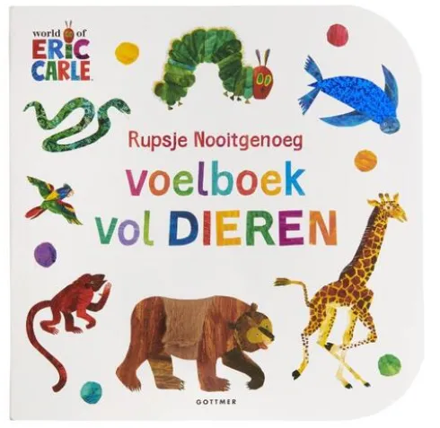 Rupsje Nooitgenoeg Voelboek vol dieren