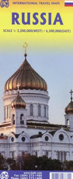 Russia West 1 : 3 200 000 / East 1 : 6 3000 000