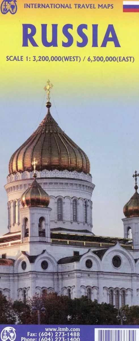 Russia West 1 : 3 200 000 / East 1 : 6 3000 000