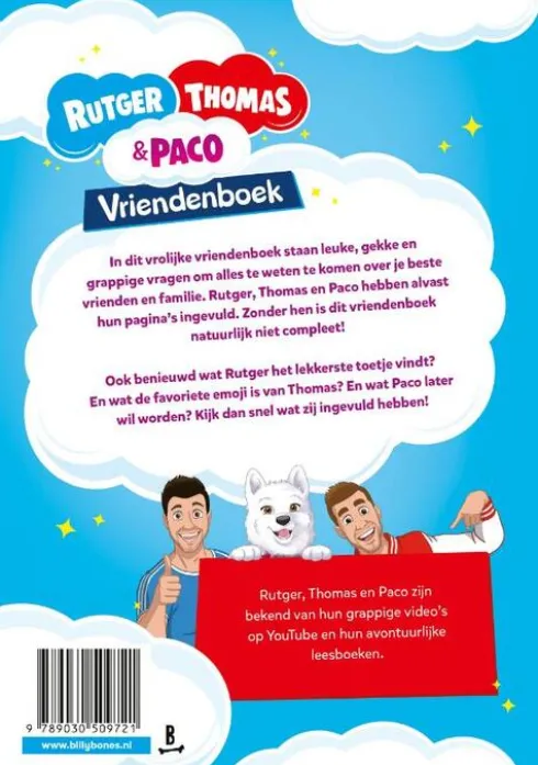 Rutger, Thomas & Paco Vriendenboek
