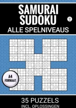 Samurai Sudoku - Alle Spelniveaus - 35 Puzzels Incl. Oplossingen - Nr. 53