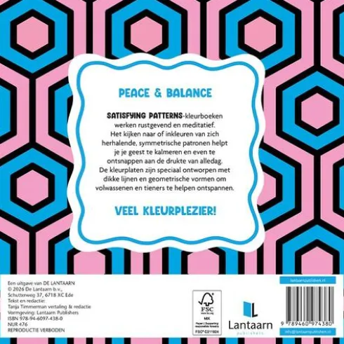 Satisfying patterns - Peace & balance