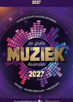 Scheurkalender 2027 De grote muziekkalender